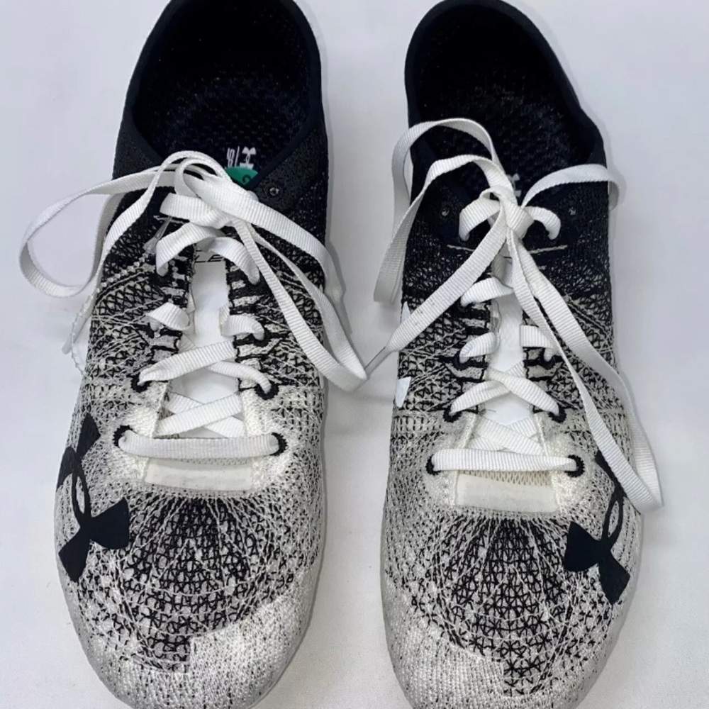 Under Armour Black and White Shoes
